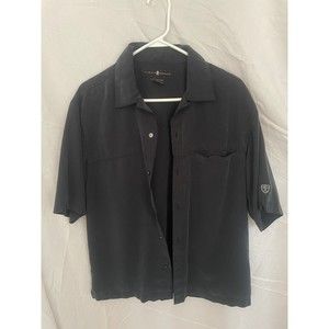 Tiger Woods Nike Golf Rayon Button Camp Shirt Men’s